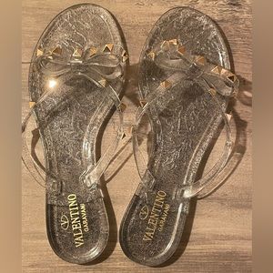 Valentino Garavani Jelly flip flop sandals